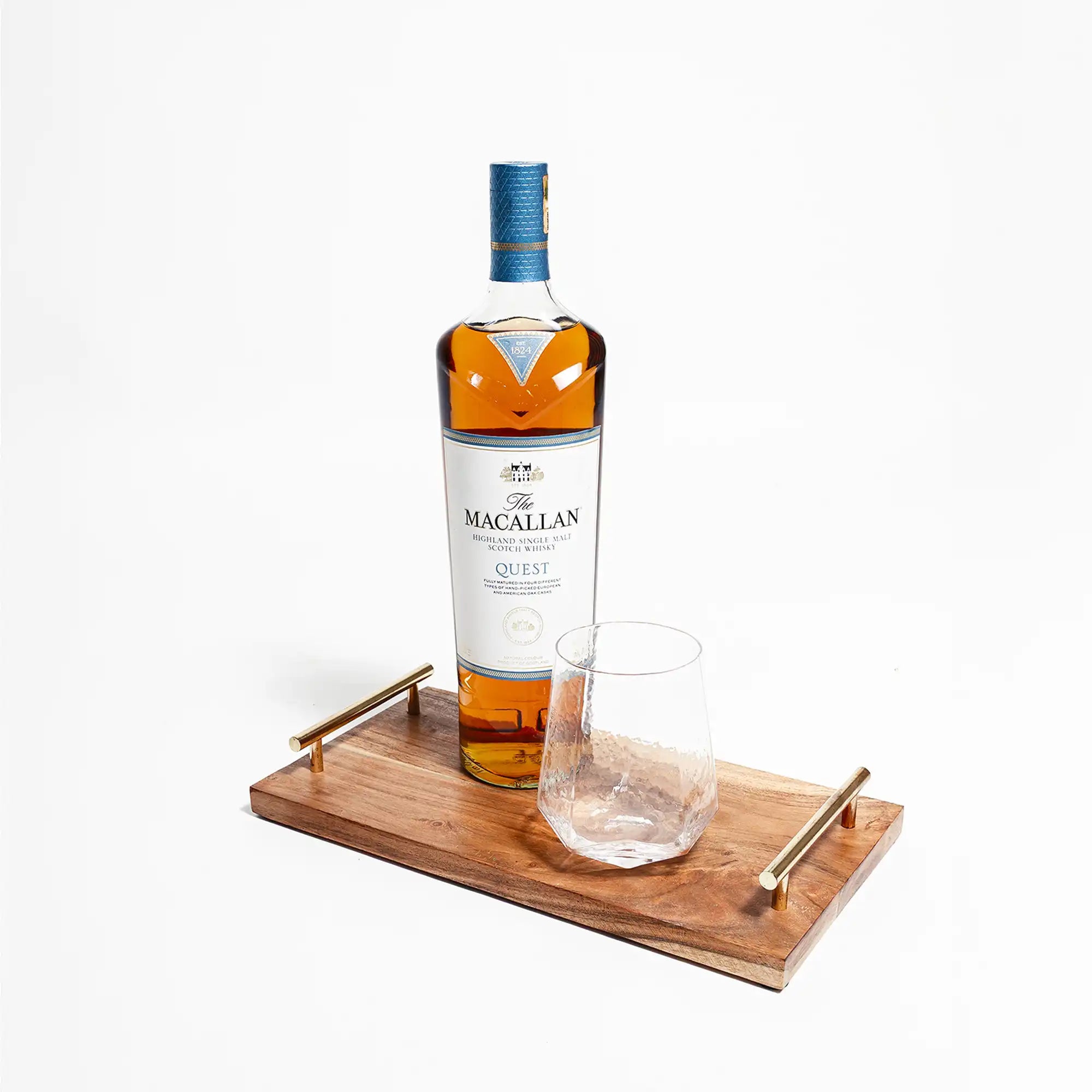 Brass Accent Charcuterie Board