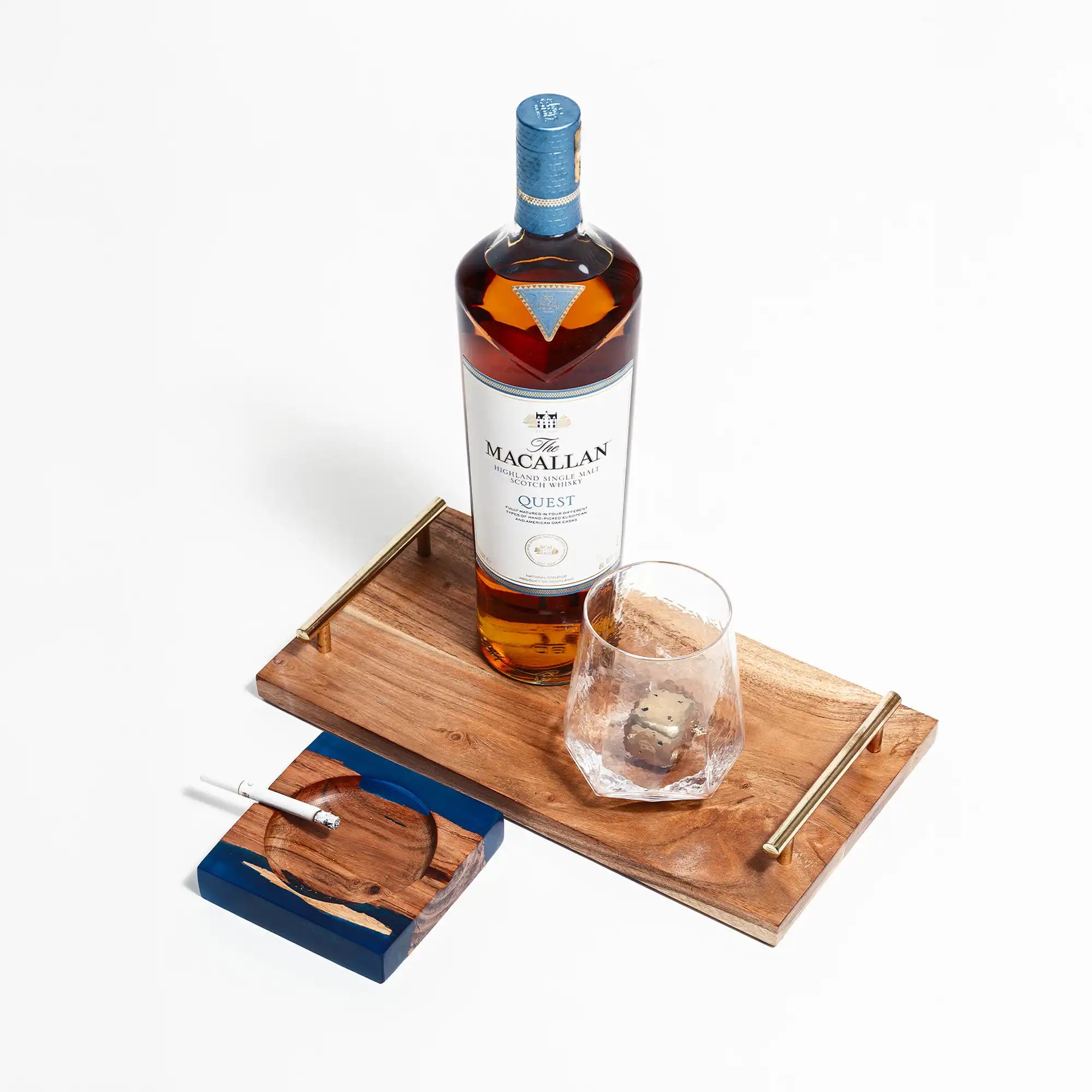 Brass Accent Charcuterie Board