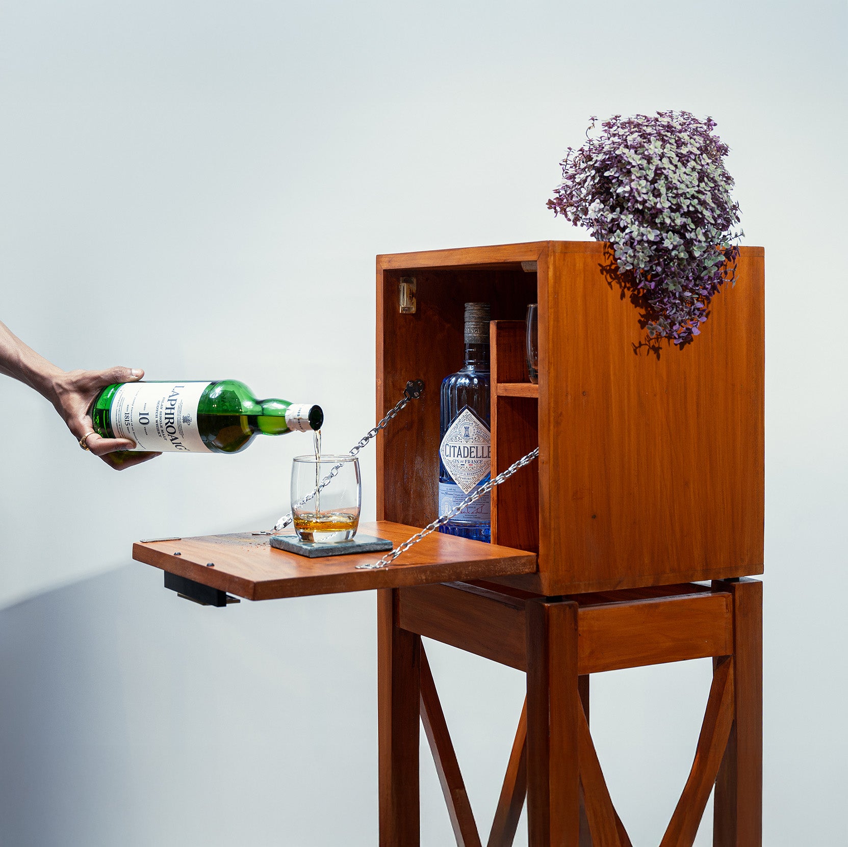 Estate Standing Bar Cabinet