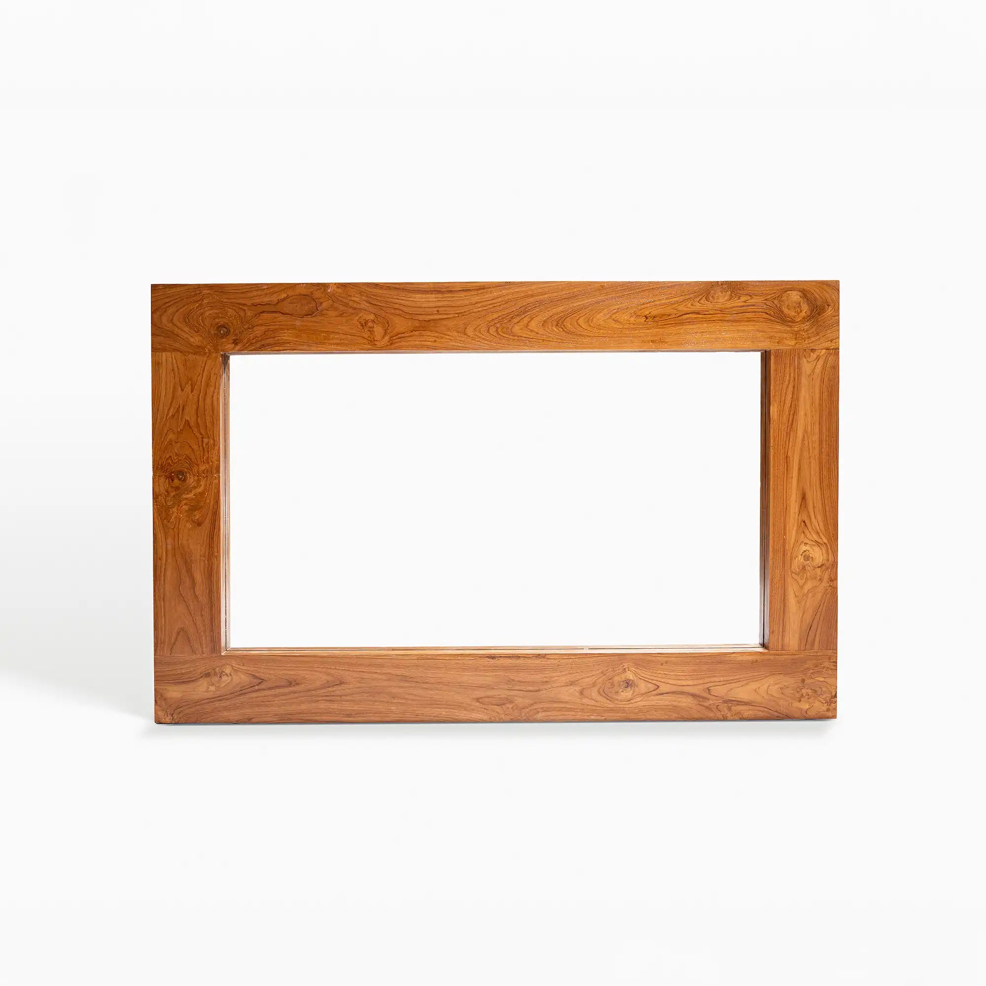 The Zamindar Grandeur Teak Mirror