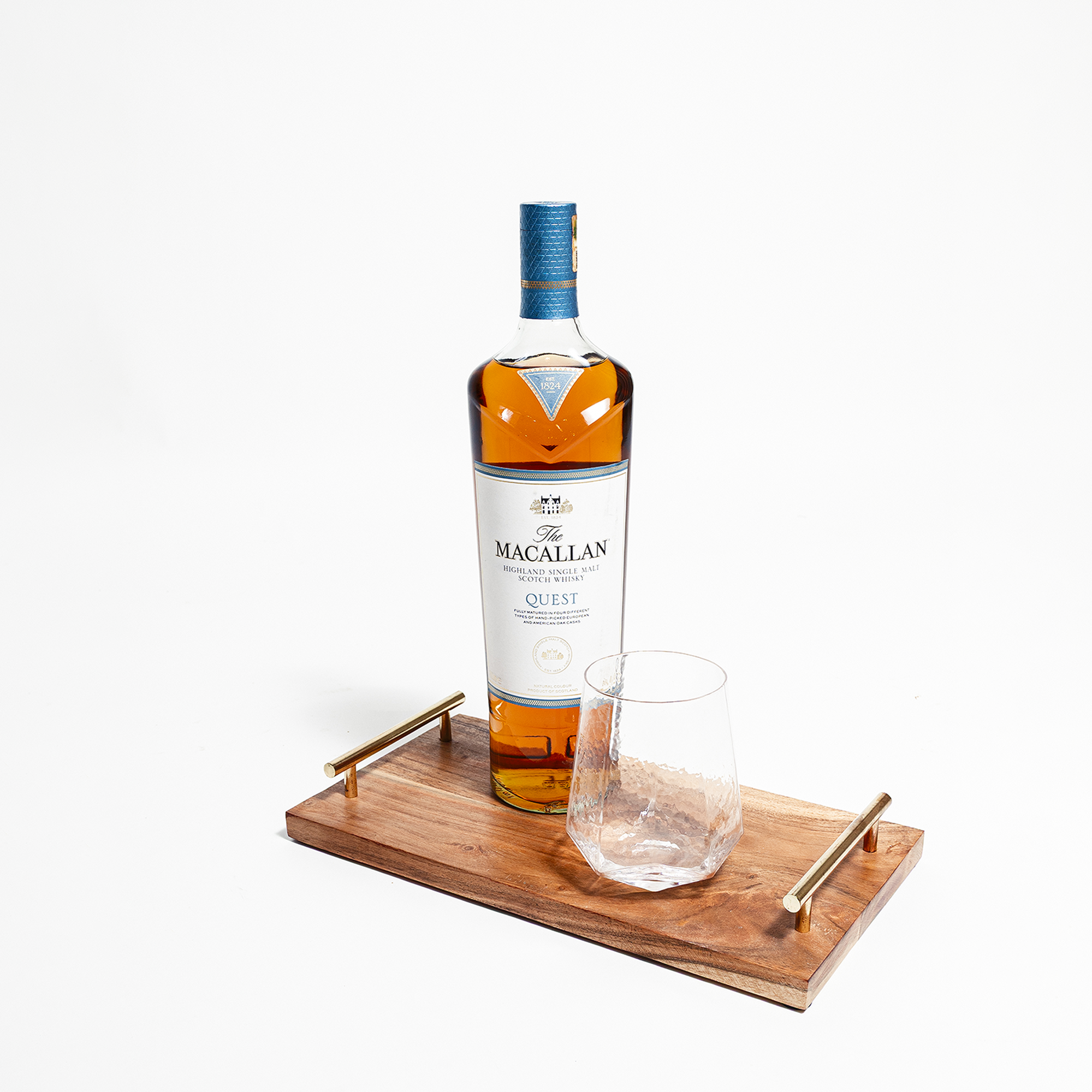 Brass Accent Charcuterie Board