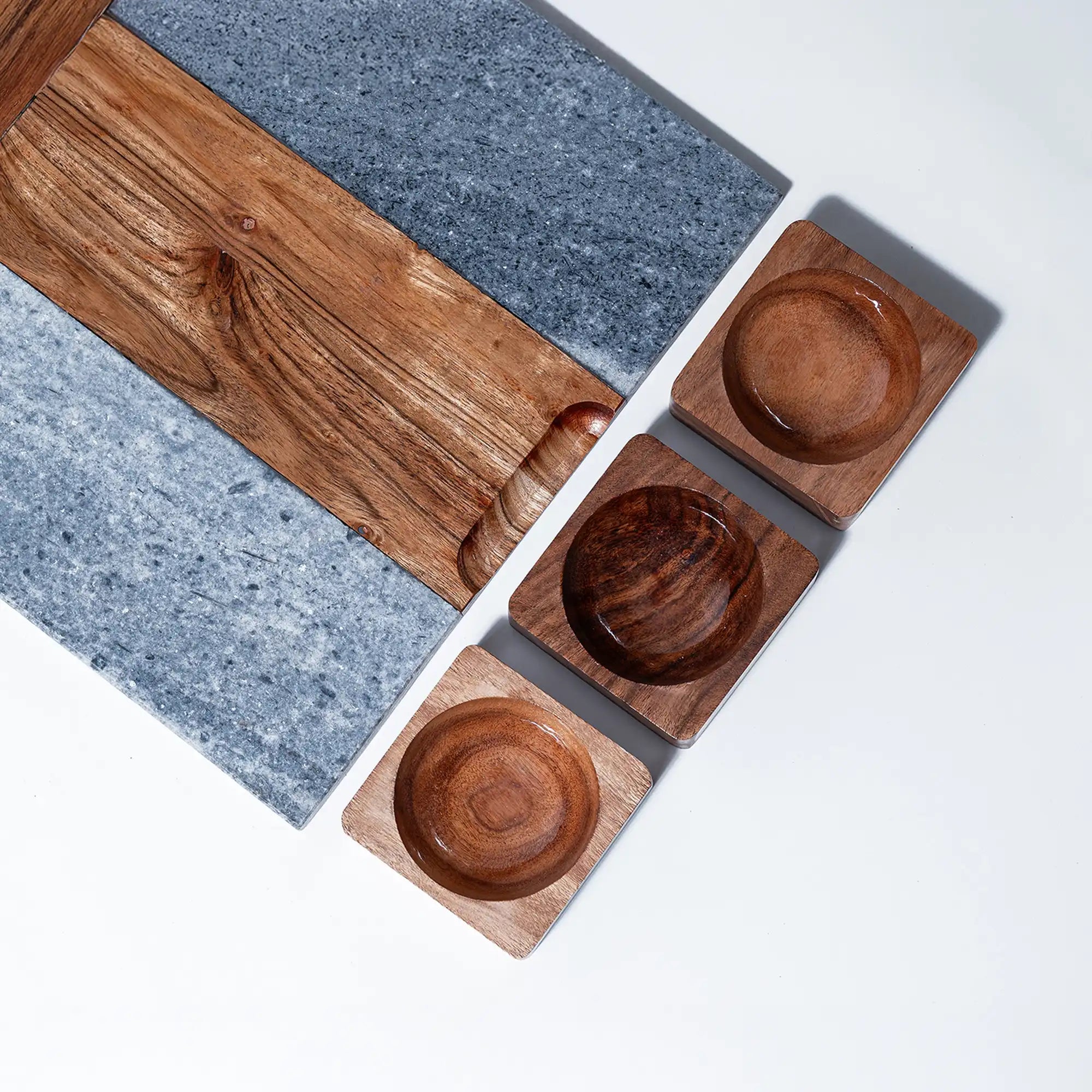 Utsav Mosaic Board (Tray & 3 Bowl set )